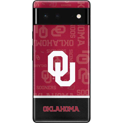 University of Oklahoma Split Jersey Google Pixel 6 Skin